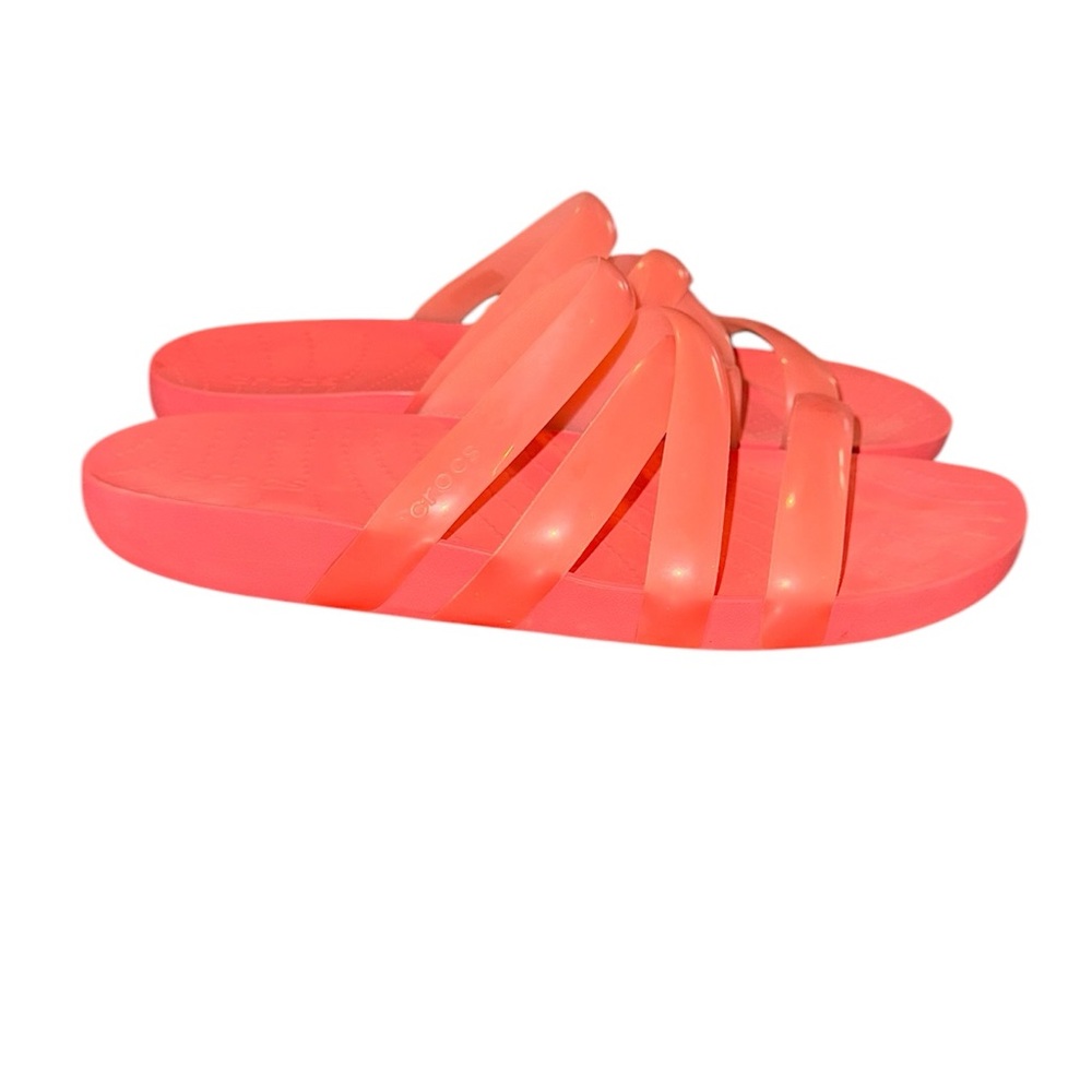 Crocs Splash Glossy Strappy Watermelon Women’s Size 11